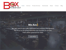 Tablet Screenshot of boxinboxout.com